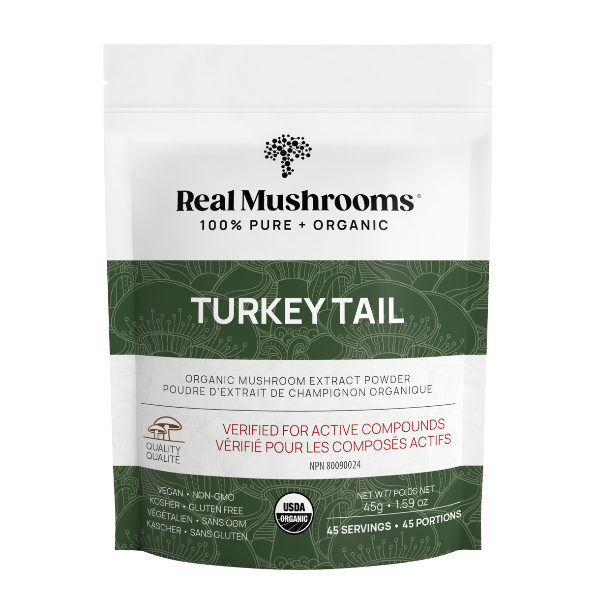 Turkey Tail Extract - Bulk Powder by Real Mushrooms