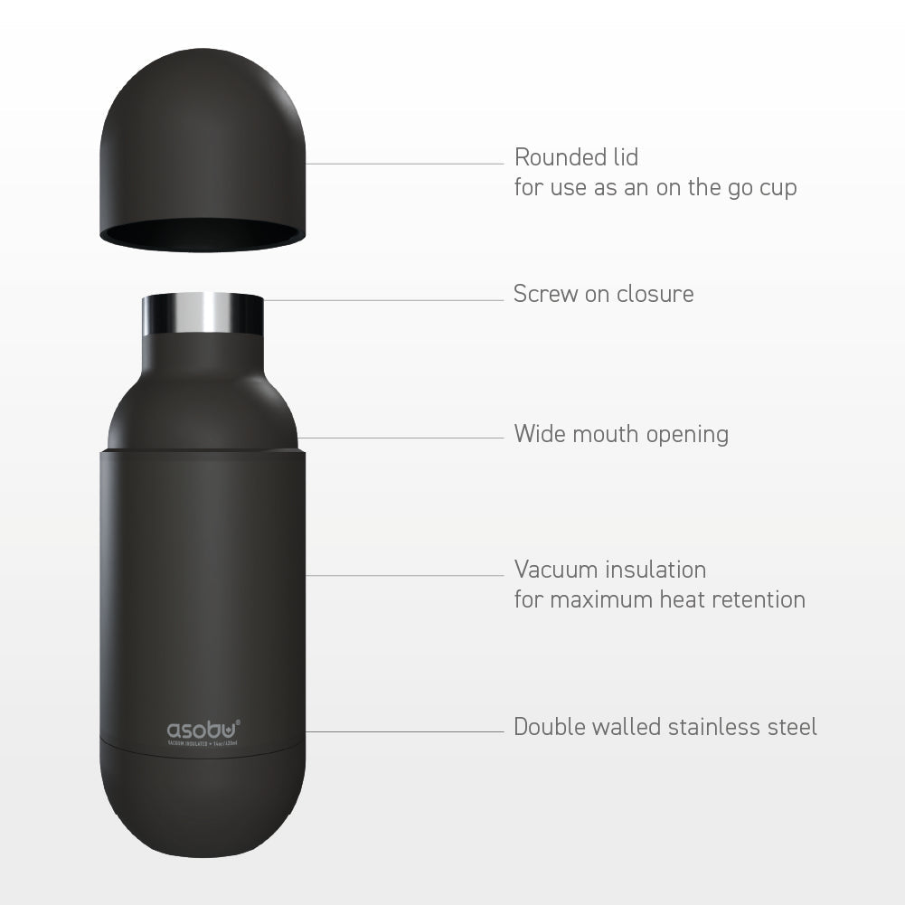 Puramic™ Black Orb Bottle by ASOBU®