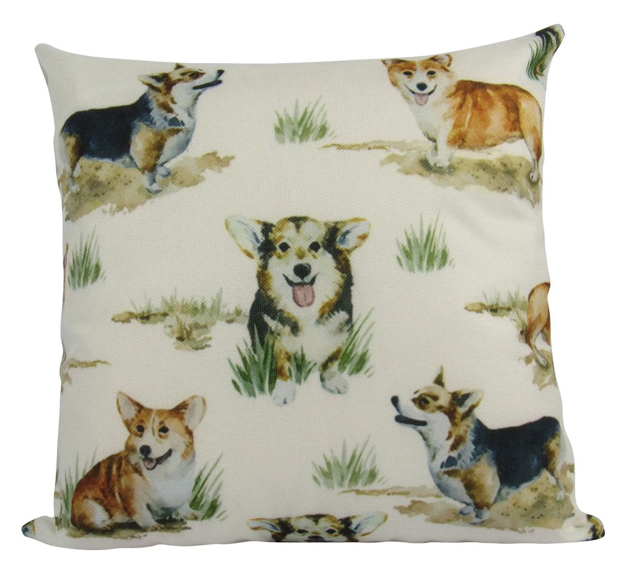 Corgi | Pattern | Pillow Cover | Dogs | Home Decor | Custom Dog Pillow | Dog Mom | Corgi Lover Gift | Dog fabric | Dog Mom Gift | Dog Gifts by UniikPillows