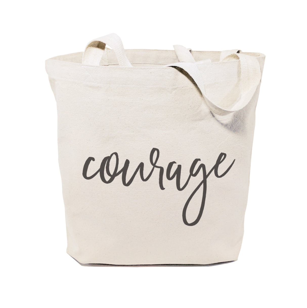 Courage Gym Cotton Canvas Tote Bag by The Cotton & Canvas Co.