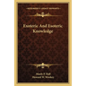Exoteric And Esoteric Knowledge
