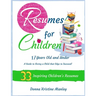Resumes for Children - 17 Years Old and Under