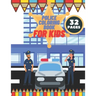 Police Coloring Book For Kids: Toddlers, Boys, Girls, Illustrations With Officers, Cars, Helicopter, buildings And More