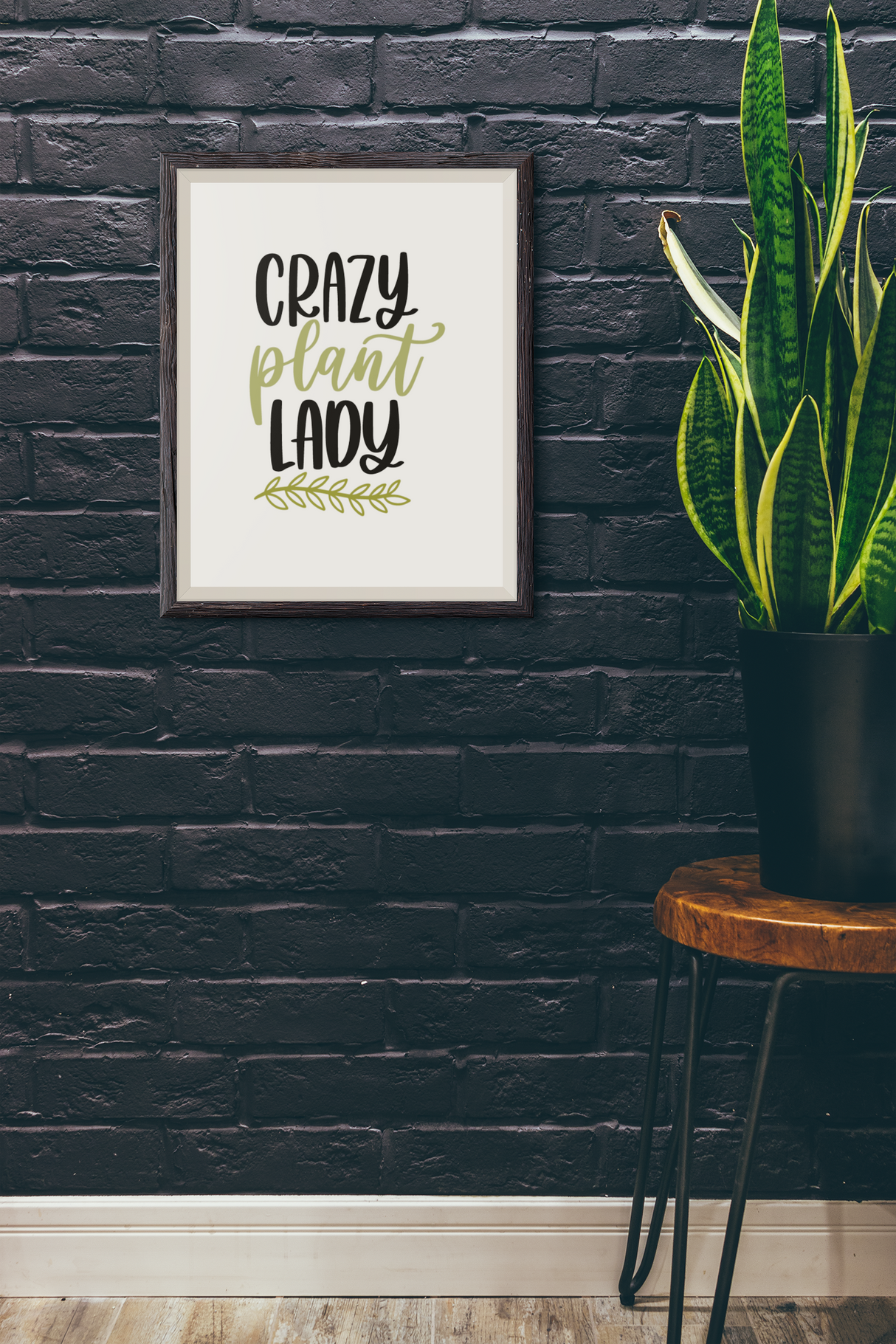 Crazy Plant Lady Plant Obsessed Humorous Home Wall Decor Print by WinsterCreations™ Official Store