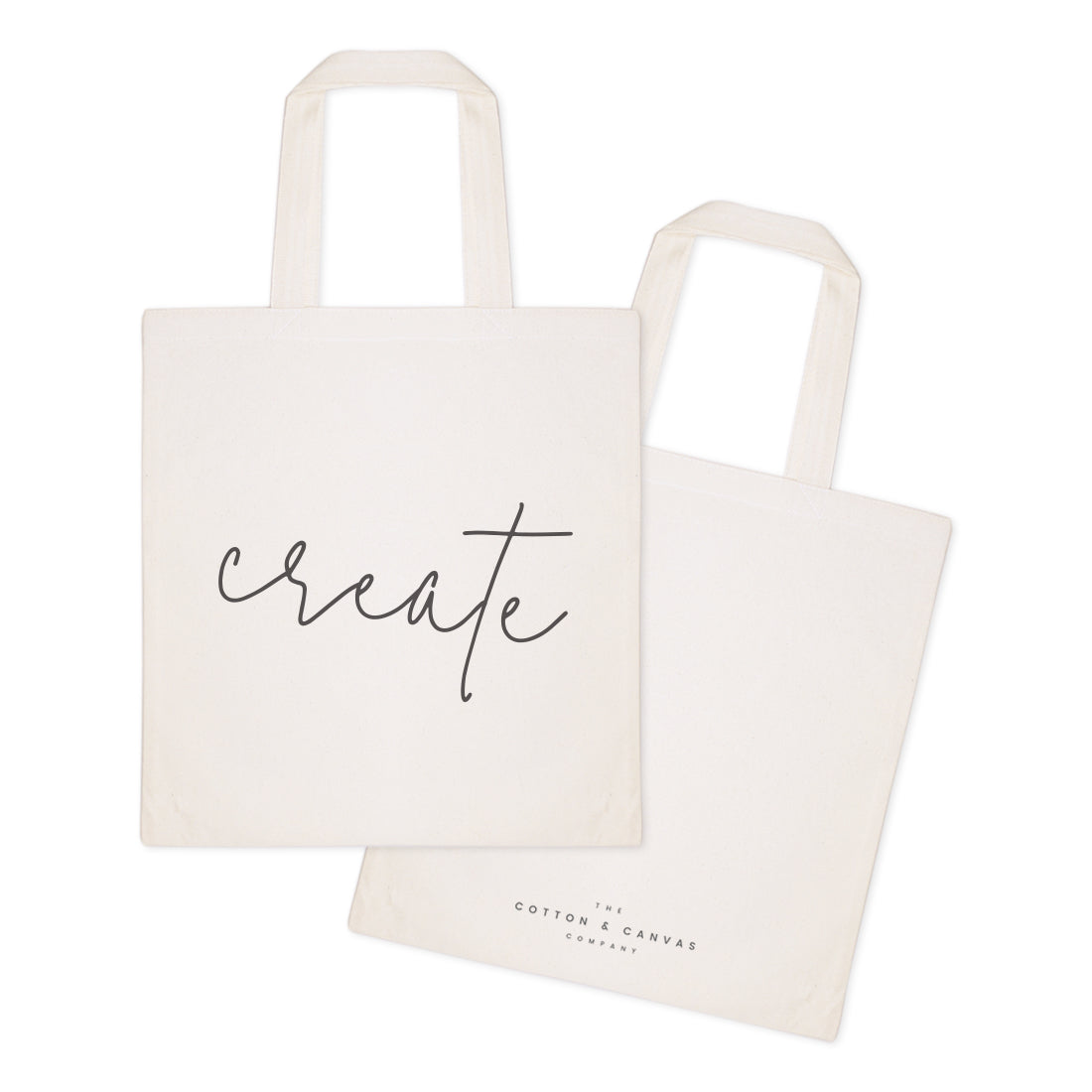 Create Gym Cotton Canvas Tote Bag by The Cotton & Canvas Co.