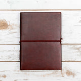 Custom Leather Journals - Dark Brown 5x7 by Soothi