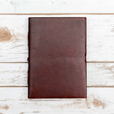 Custom Leather Journals - Dark Brown 5x7 by Soothi