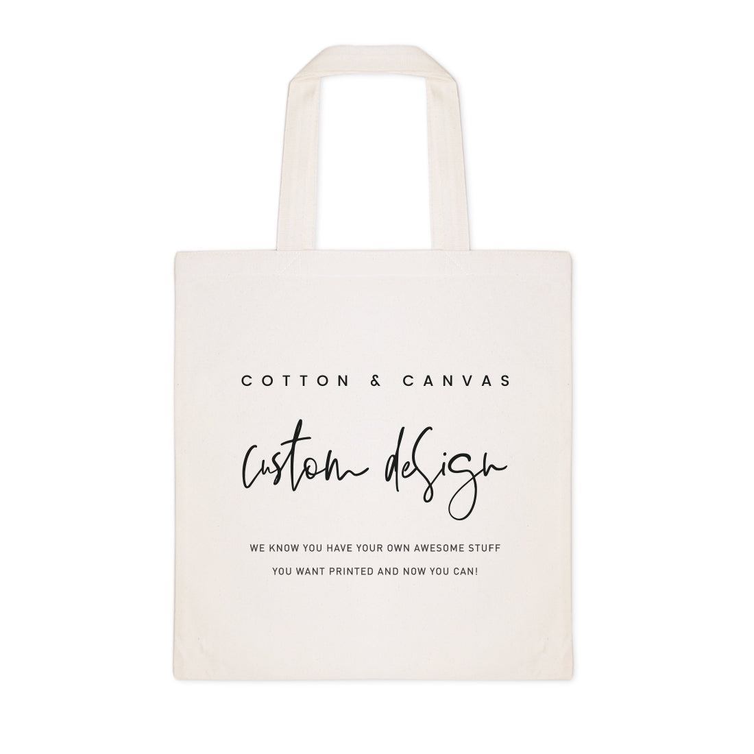 Custom Tote Bag by The Cotton & Canvas Co.