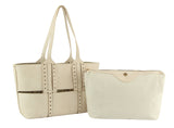 2 in 1 Tote bag with pouch by hfstylish