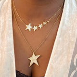 Lara Land Shiny Star Necklace by Ellisonyoung.com