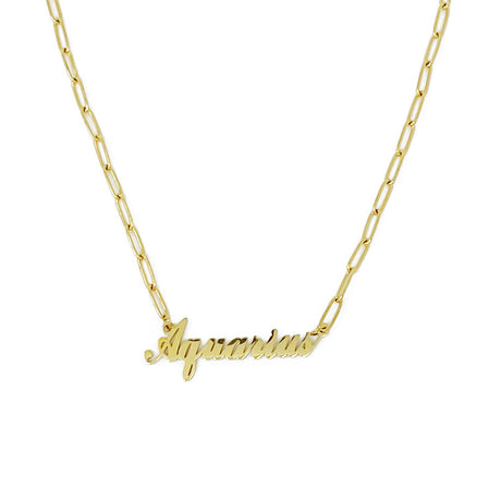 Annie Zodiac Chain Necklace by Ellisonyoung.com