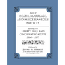 Index of Death, Marriage, and Miscellaneous Notices Appearing in the Liberty Hall and Cincinnati Gazette, 1804 - 1857