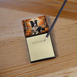 Border Collie Fall Sticky Note Holder by Caroline's Treasures