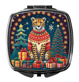 Cheetah Christmas Compact Mirror by Caroline's Treasures