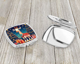 Giraffe Christmas Compact Mirror by Caroline's Treasures