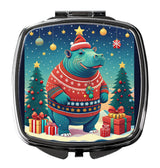 Hippopotamus Christmas Compact Mirror by Caroline's Treasures