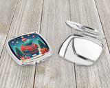 Hippopotamus Christmas Compact Mirror by Caroline's Treasures