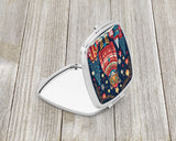 Leopard Christmas Compact Mirror by Caroline's Treasures