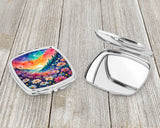 Colorful Asters Compact Mirror by Caroline's Treasures