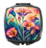 Colorful Calla Lilies Compact Mirror by Caroline's Treasures