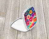 Colorful Carnations Compact Mirror by Caroline's Treasures