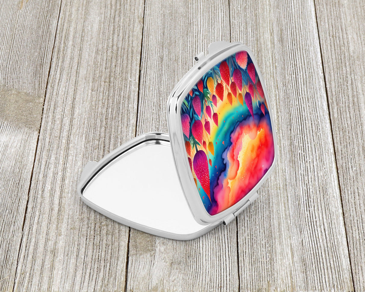 Colorful Celosia Compact Mirror by Caroline's Treasures