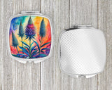 Colorful Eryngium Compact Mirror by Caroline's Treasures