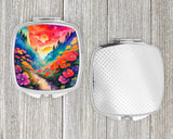 Colorful Geraniums Compact Mirror by Caroline's Treasures