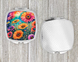 Colorful Gerbera Daisies Compact Mirror by Caroline's Treasures