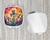 Colorful Iris Compact Mirror by Caroline's Treasures