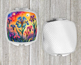 Colorful Iris Compact Mirror by Caroline's Treasures