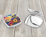 Colorful Pansies Compact Mirror by Caroline's Treasures