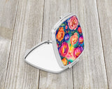 Colorful Peonies Compact Mirror by Caroline's Treasures