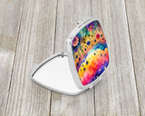 Colorful Scabiosa Compact Mirror by Caroline's Treasures