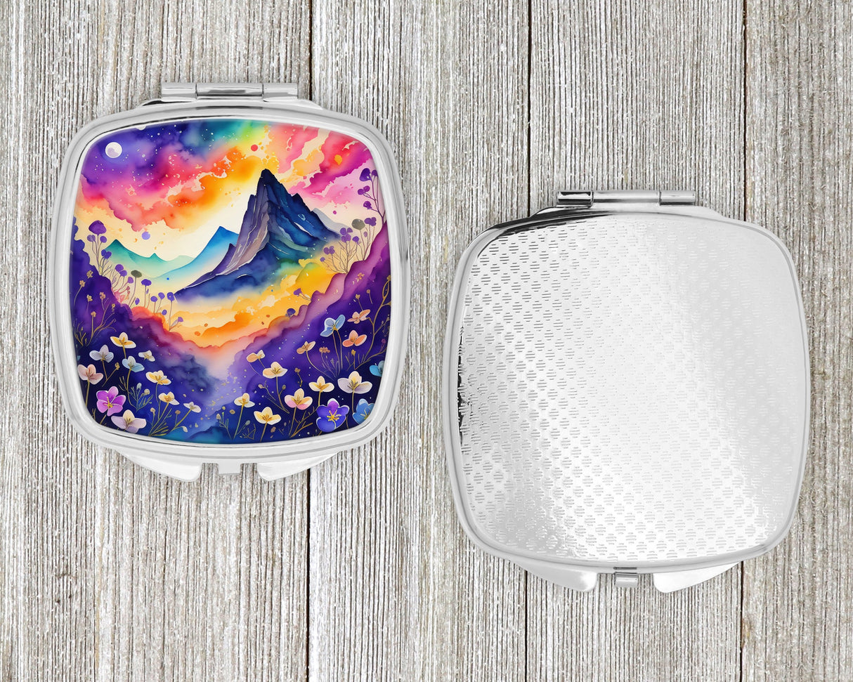 Colorful Violets Compact Mirror by Caroline's Treasures