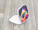 Colorful Violets Compact Mirror by Caroline's Treasures