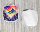 Colorful Violets Compact Mirror by Caroline's Treasures