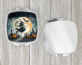 Flying Witch Spooky Halloween Compact Mirror by Caroline's Treasures