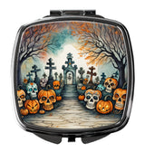 Calaveras Sugar Skulls Spooky Halloween Compact Mirror by Caroline's Treasures