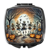 Dancing Skeletons Spooky Halloween Compact Mirror by Caroline's Treasures