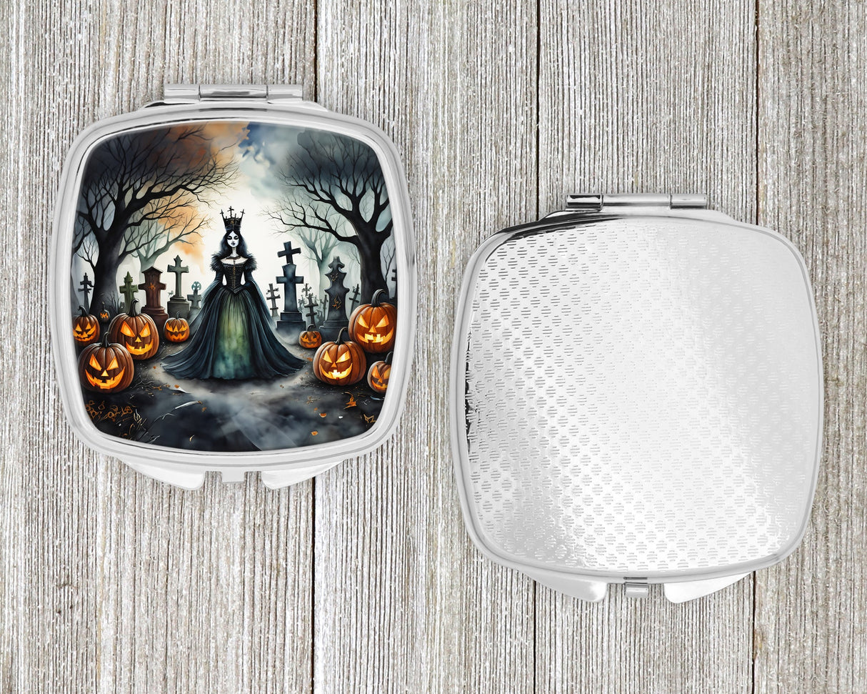 Evil Queen Spooky Halloween Compact Mirror by Caroline's Treasures