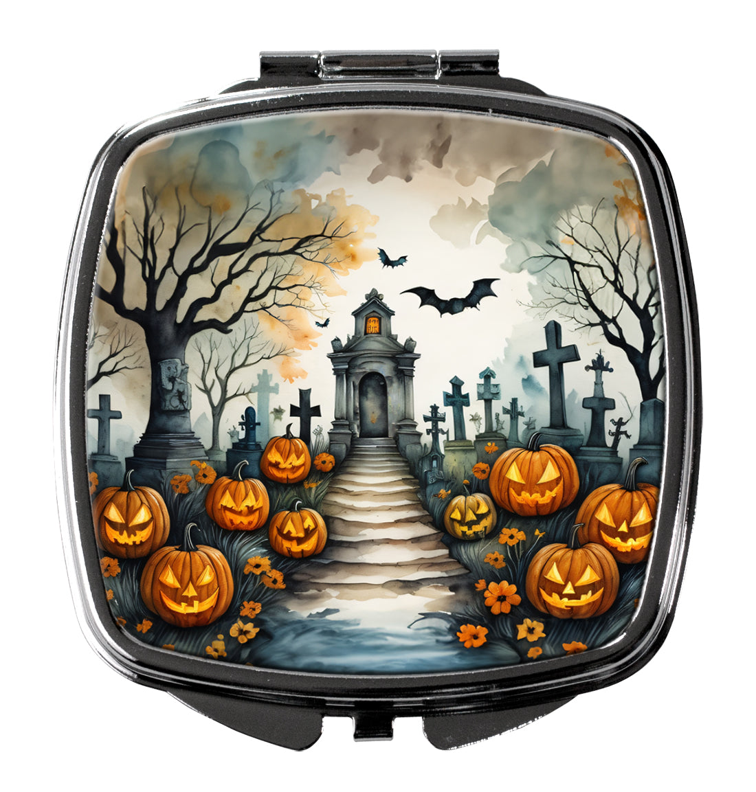 Marigold Spooky Halloween Compact Mirror by Caroline's Treasures