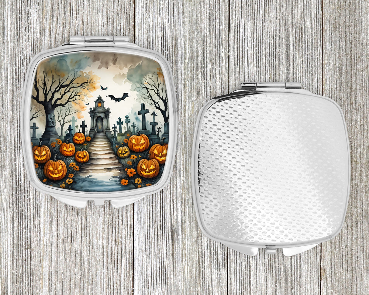 Marigold Spooky Halloween Compact Mirror by Caroline's Treasures