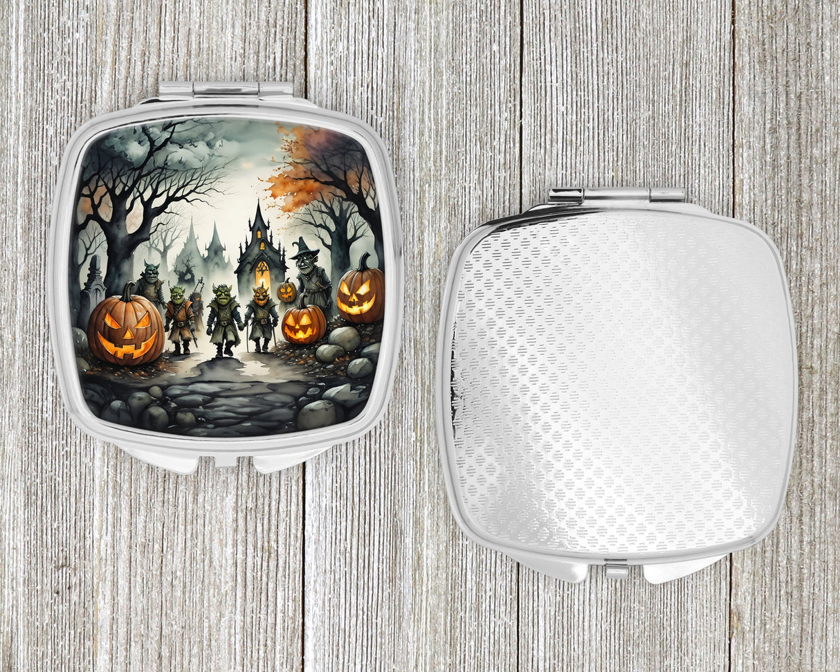 Orcs Spooky Halloween Compact Mirror by Caroline's Treasures