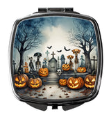 Pet Cemetery Spooky Halloween Compact Mirror by Caroline's Treasures