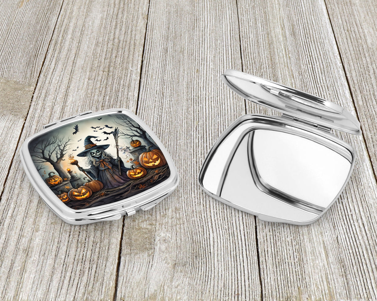 Witch Spooky Halloween Compact Mirror by Caroline's Treasures