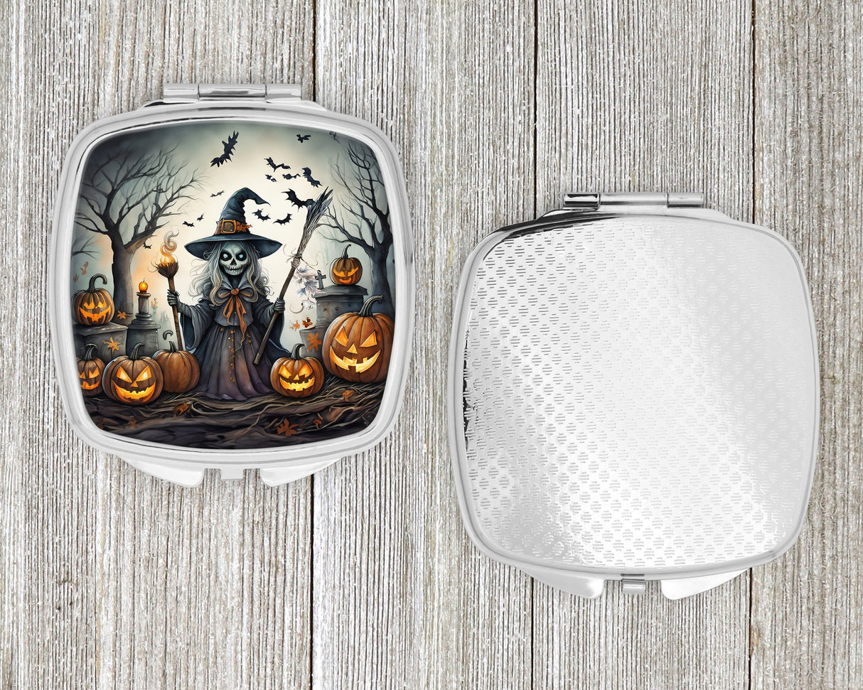 Witch Spooky Halloween Compact Mirror by Caroline's Treasures