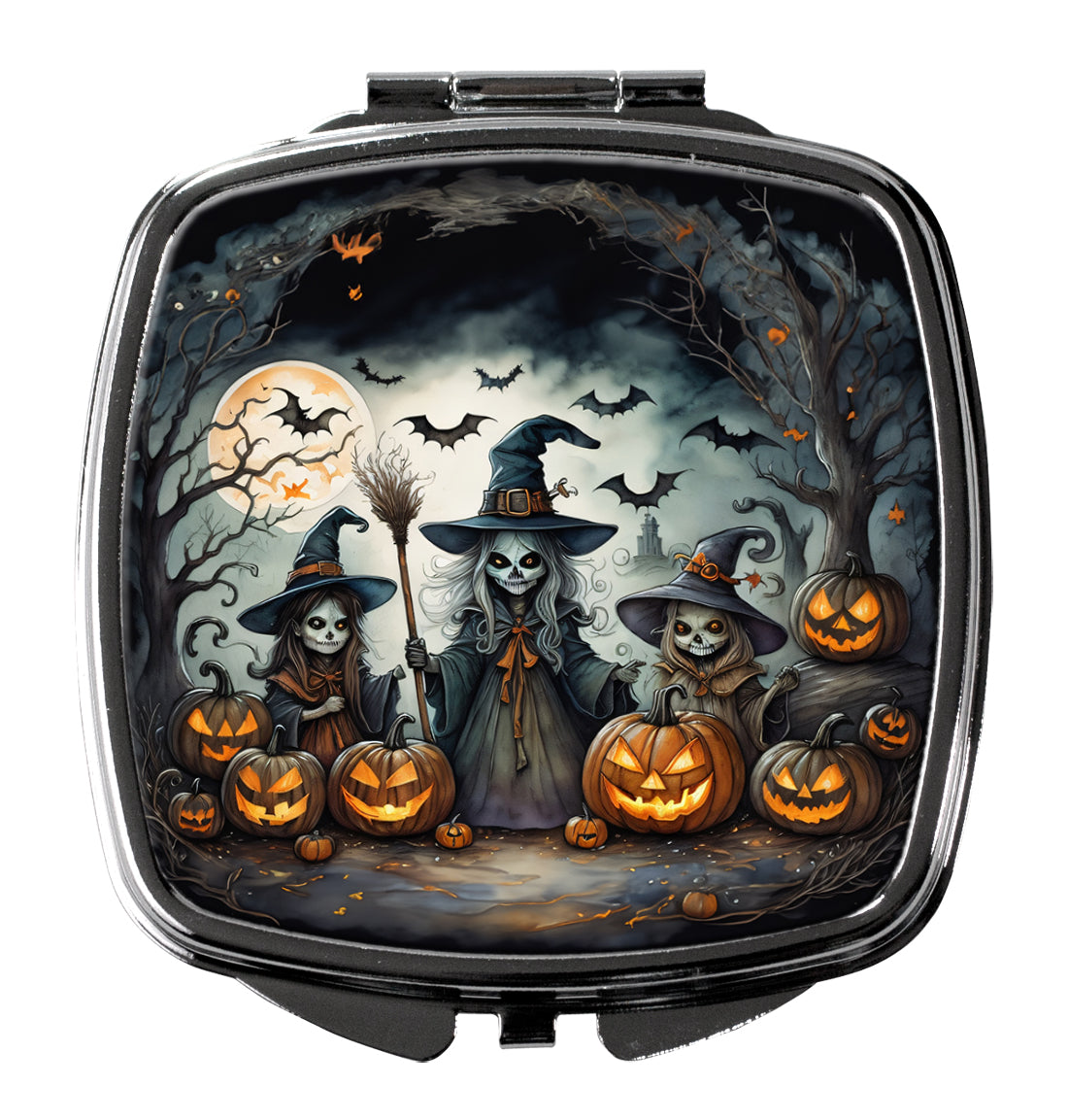 Witches Spooky Halloween Compact Mirror by Caroline's Treasures