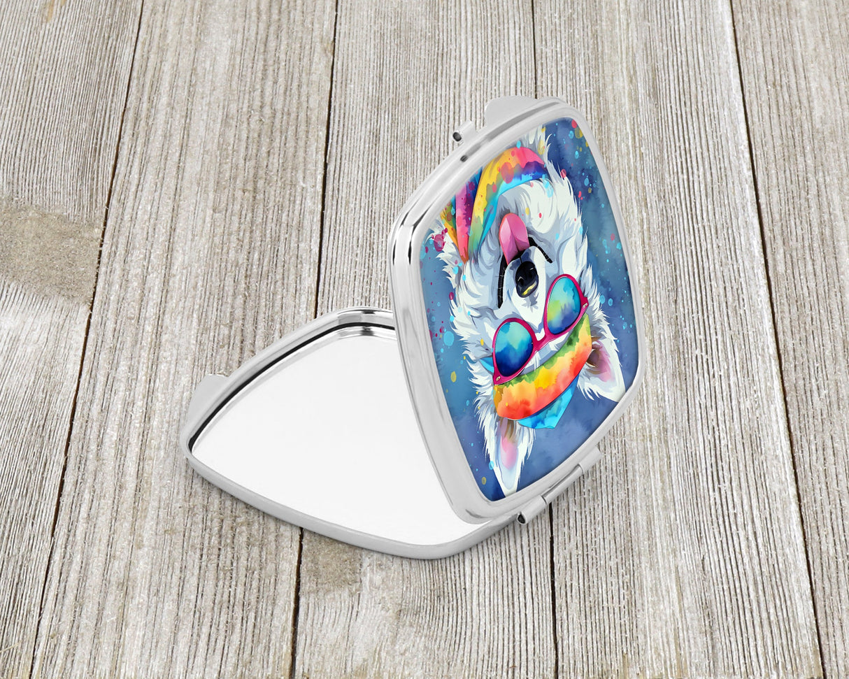 American Eskimo Hippie Dawg Compact Mirror by Caroline's Treasures