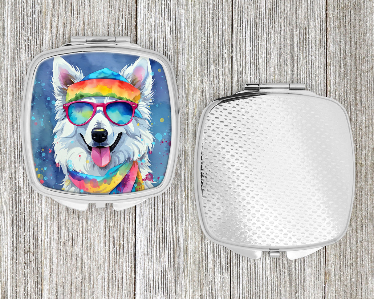 American Eskimo Hippie Dawg Compact Mirror by Caroline's Treasures